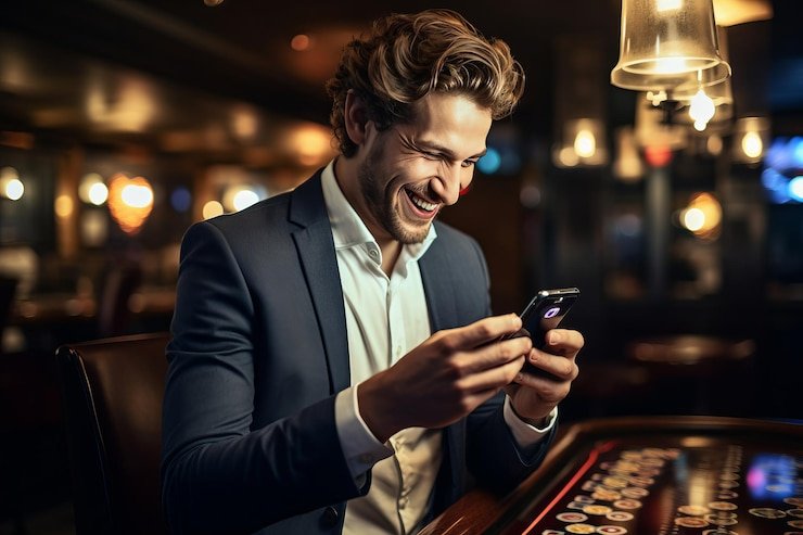 agen slot80 mobile app installation screen showing Android and iOS options