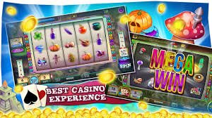 Mobile app showing slot games and live tables menu